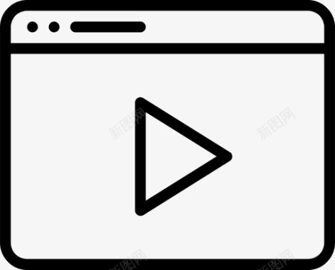 网站运营浏览器媒体浏览器播放网站图标图标