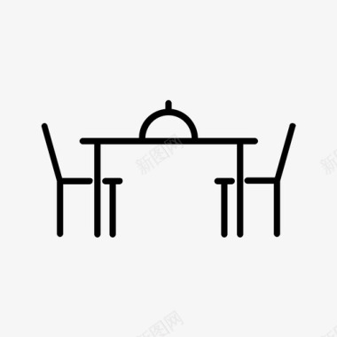餐桌装饰家具图标图标