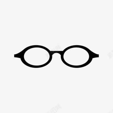 眼镜图像现代图标图标