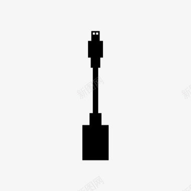 安全员C类加密狗电缆数据图标图标