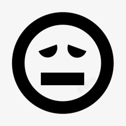 矢量生病胖生病的脸表情符号表情图标高清图片