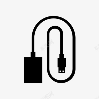 安全员C类加密狗电缆数据图标图标