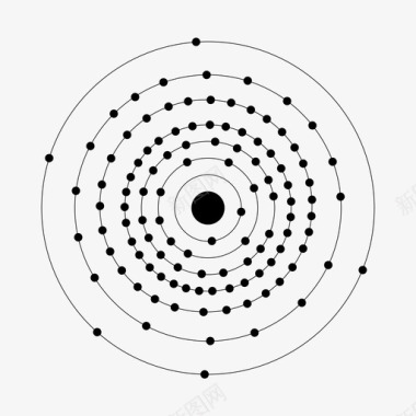 合成杂草115moscoviummc原子金属图标图标