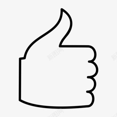 手摸肚子肚子手指手势图标图标