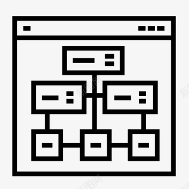 结构骨架数据组织数据分析数据架构图标图标