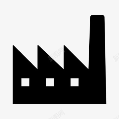 厂房厂房工业区图标图标