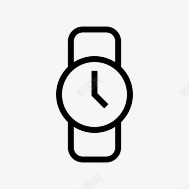 手表时间界面元素薄图标图标
