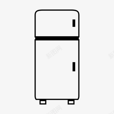 冰箱电器冷图标图标
