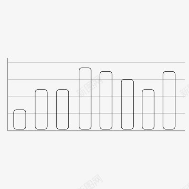 统计饼状图图表条形图统计图标图标