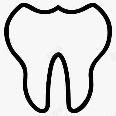 刷牙的牙齿牙齿牙医磨牙图标图标