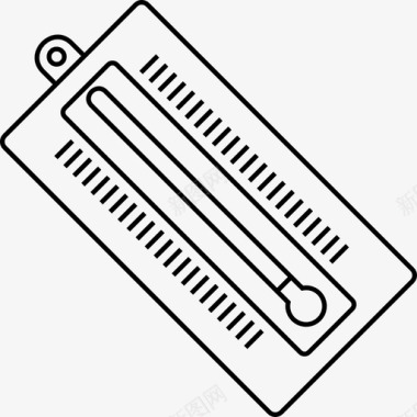 数字挂饰温度计数字温度计医用图标图标