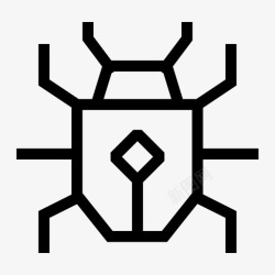 硬件软件错误代码调试图标高清图片