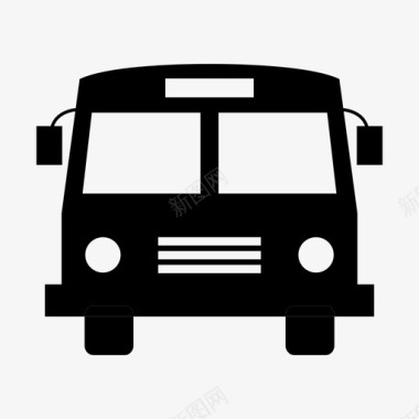 公车学校孩子司机图标图标