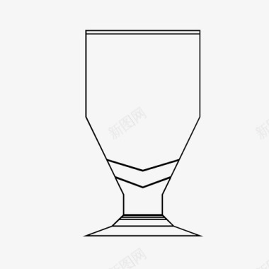 玻璃器皿酒吧玻璃饮料玻璃器皿图标图标