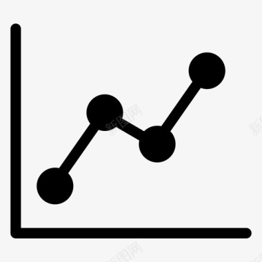 业绩统计统计线图图标图标