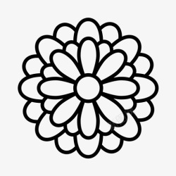大丽花花花大丽花花店图标高清图片