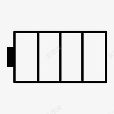 充电插头电池充电能量图标图标