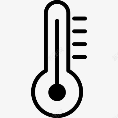 温度计温度计计数测量图标图标