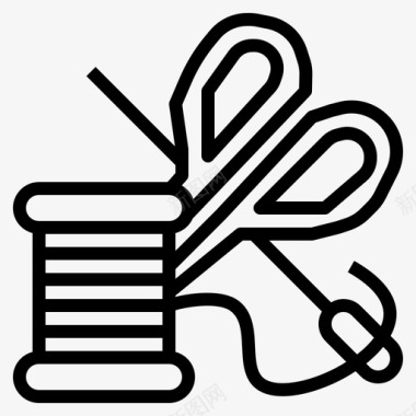 配件缝纫工具手工艺品针图标图标