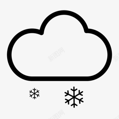 红色小图标icon_小-中雪图标