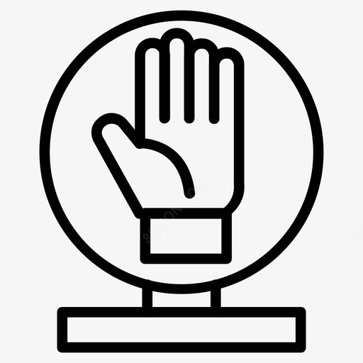 停止手禁止触摸手符号停止图标免费下载 图标fnobybvp icon图标网