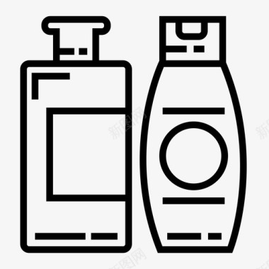 洗发水护发素化妆品图标图标