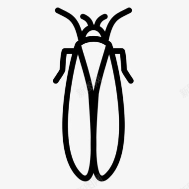 蝉甲虫虫子图标图标