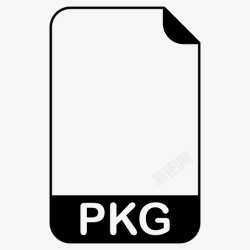 PKG文件格式pkg文件文件扩展名文件格式图标高清图片