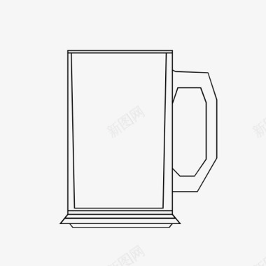 玻璃效果图酒吧玻璃饮料玻璃器皿图标图标