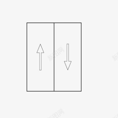 电梯看板大楼内电梯图标