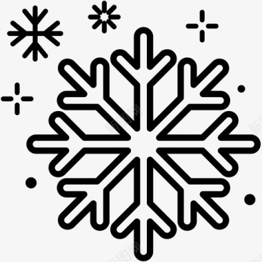 冬天雪海报雪圣诞节雪花图标图标