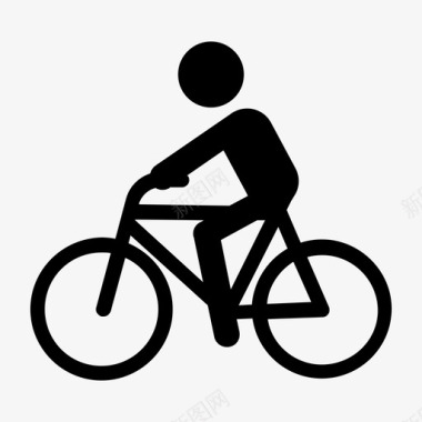 大小轮子自行车骑自行车自行车轮子图标图标