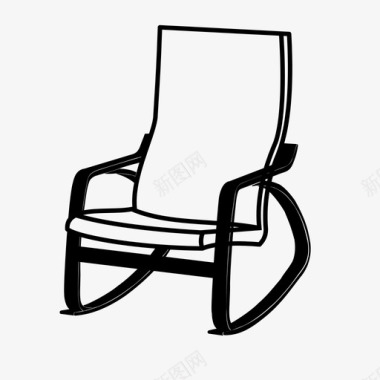 座椅椅子摇椅图标图标