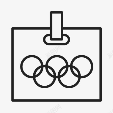 奥运会体育活动组织者图标图标