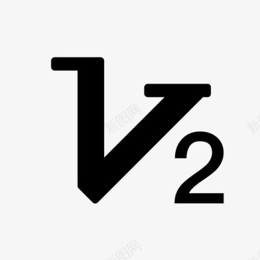 V艺术字v2图标