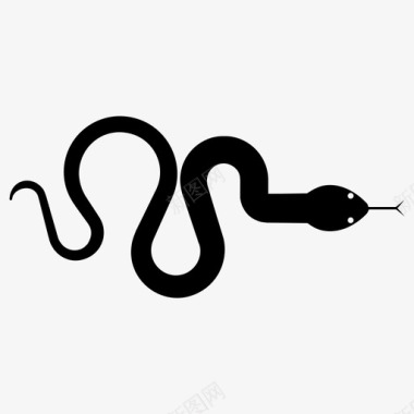 蟒蛇动物蛇图标图标