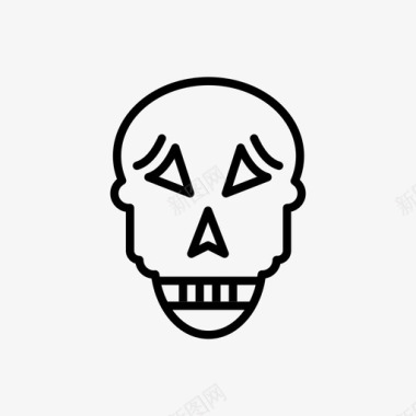 万圣节恐怖电影骷髅小丑德古拉图标图标