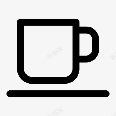 可爱咖啡杯杯子咖啡咖啡杯图标图标