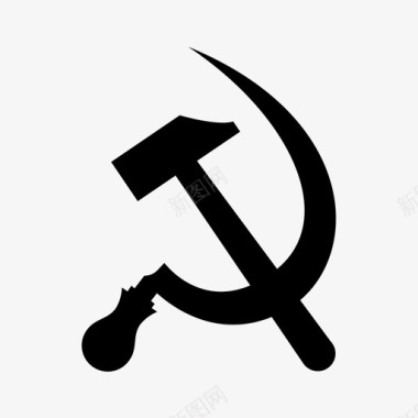 锤子和镰刀共产主义锤子镰刀图标图标