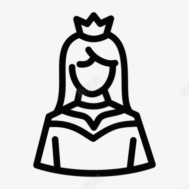 公主女孩王国图标图标