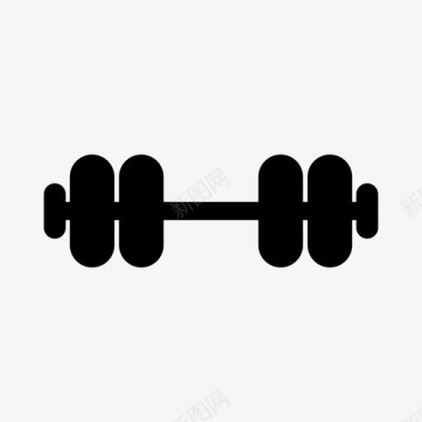三面肌肉健身房重量锻炼肌肉图标图标