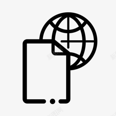 全球信息互联网笔记图标图标