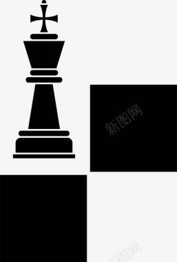 国际大牌国际象棋棋盘象棋游戏图标图标