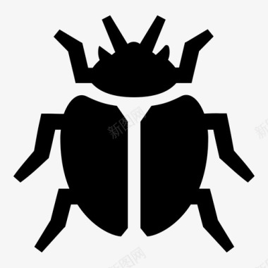 甲虫虫昆虫图标图标