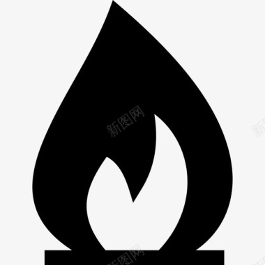 气体火焰燃烧火焰图标图标