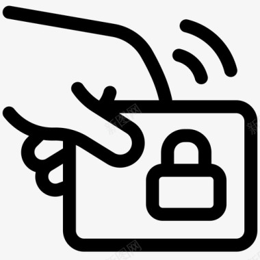 电子钥匙磁卡安全线第一册图标图标