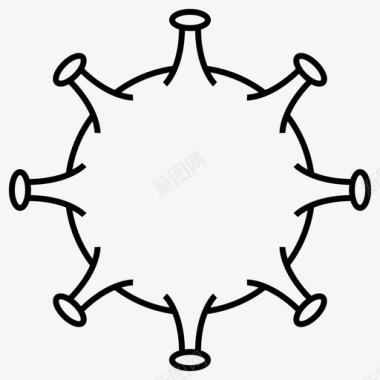 病毒bug艾滋病毒细菌感染图标图标