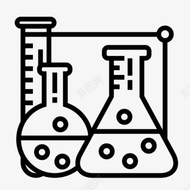 遗传学研究实验室实验法医学图标图标