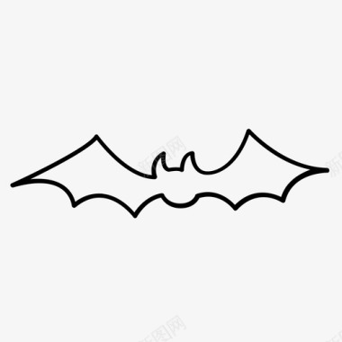 蝙蝠可怕的邪恶的蝙蝠图标图标