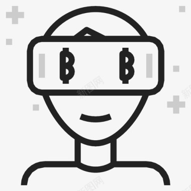 虚拟货币加密货币图标图标